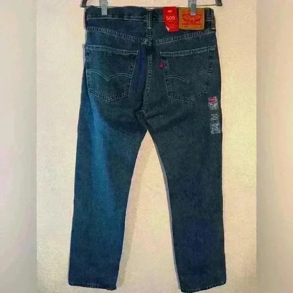 Levi’s 505 Sit A The Waist Straight Leg Jeans Size W29x 34 NWT - Picture 5 of 9